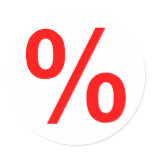 Percent stickers