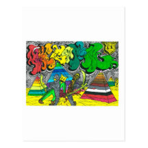 Percentum Chopping Mummies Post Cards