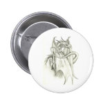 perched dragon pinback button