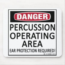 Percussion de région d'opération tapis de souris
