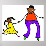 Père et fille affiche