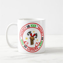 Père Noël a collé dans la cheminée Tasse