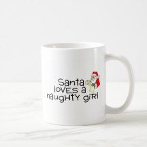 Père Noël aime une fille vilaine et ainsi fait je Tasse À Café