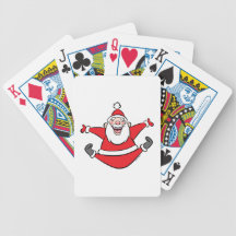 Père Noël heureux Jeu De Cartes
