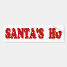 Père Noël Ho Autocollants Pour Voiture