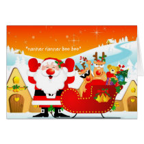 Père Noël "nanner de nanner huent huent " cartes