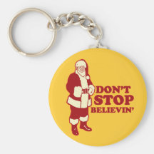 Père Noël, n'arrêtent pas Believin Porte-clé