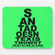 Père Noël n'existe pas Tapis De Souris
