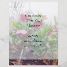 Perennial Hellebore Plants In The Garden Custom Flyer