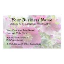 Perennial Plants - Purple Hellebore Business Cards