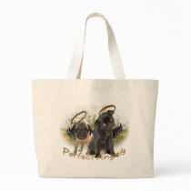Perfect Angel Pugs Tote Bags