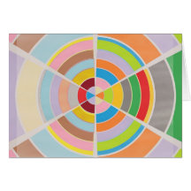 Perfect Circles - Colour Wheel Greeting Card