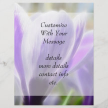 Perfect Crocus Flower Bloom Flyer