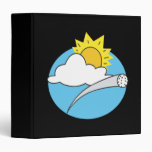 Perfect Day For Golf 3 Ring Binder