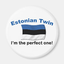 Perfect Estonian Twin Fridge Magnets