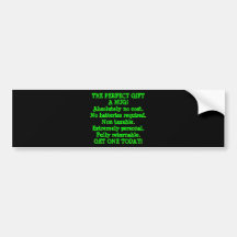 Perfect Gift is a Hug Bumper Stickers