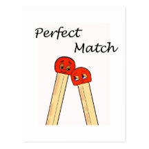 Perfect Match Post Cards
