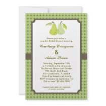 Perfect Pair Couple's Bridal Shower Invitation