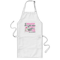 Perfect Rose 2 Mom Breast Cancer Aprons