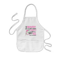 Perfect Rose 2 Mommy Breast Cancer Apron