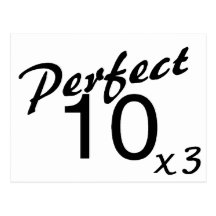 Perfectionnez 10 x3 carte postale