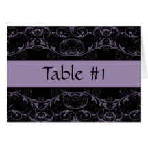Perfectly Vintage Table Tent Cards / Amethyst
