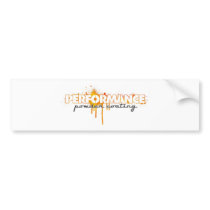 performance powdercoating bumper sticker