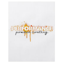 performance powdercoating flyer design