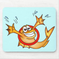 Performing Fish Mouse Pads