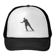 Performing rock artist trucker hats