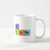 Periodic Table Nerdy Products Coffee Mug