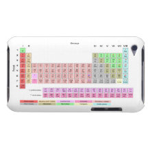 Periodic Table of Elements Barely There iPod Cases