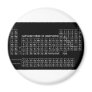 Periodic Table of Elements BLACK Magnet