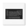 Periodic Table of Elements BLACK Fridge Magnets