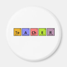 Periodic Table Teacher Appreciation Magnet