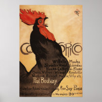 Periodical Cocorico Rooster Promotional Poster