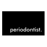 periodontist. business card templates