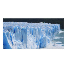 Perito Moreno Glacier Argentina Custom Photo Card