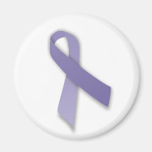 Periwinkle Cancer and Political Statement Ribbon Magnets