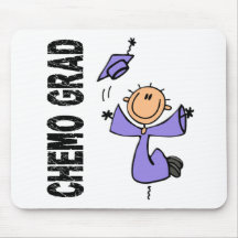 Periwinkle CHEMO GRAD 1 (Esophageal Cancer) Mouse Pads