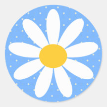 Periwinkle Daisy Sticker