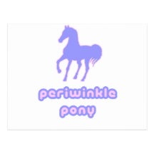 periwinkle pony post cards