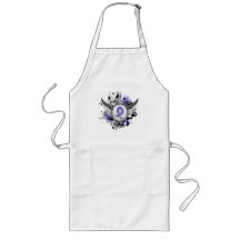 Periwinkle Ribbon And Wings Stomach Cancer Apron