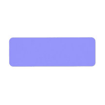 Periwinkle Solid Colour Background Label Template