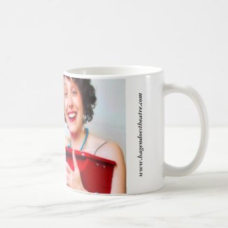 "Perk up, pianist!" coffee mug