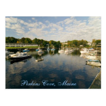 Perkins Cove, York, Maine   Postcard