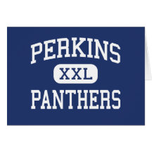 Perkins Panthers Middle School Akron Ohio Greeting Card