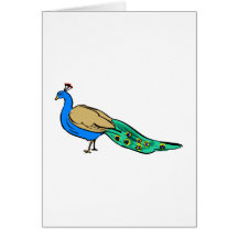 Perkins Peacock Greeting Cards