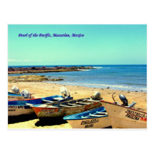 Perle du Pacifique, bateaux de Mazatlan Mexique Cartes Postales