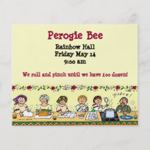 Perogie Bee Custom Flyer